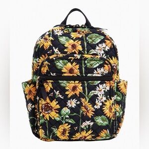Like new Vera Bradley backpack purse in Sunflowers